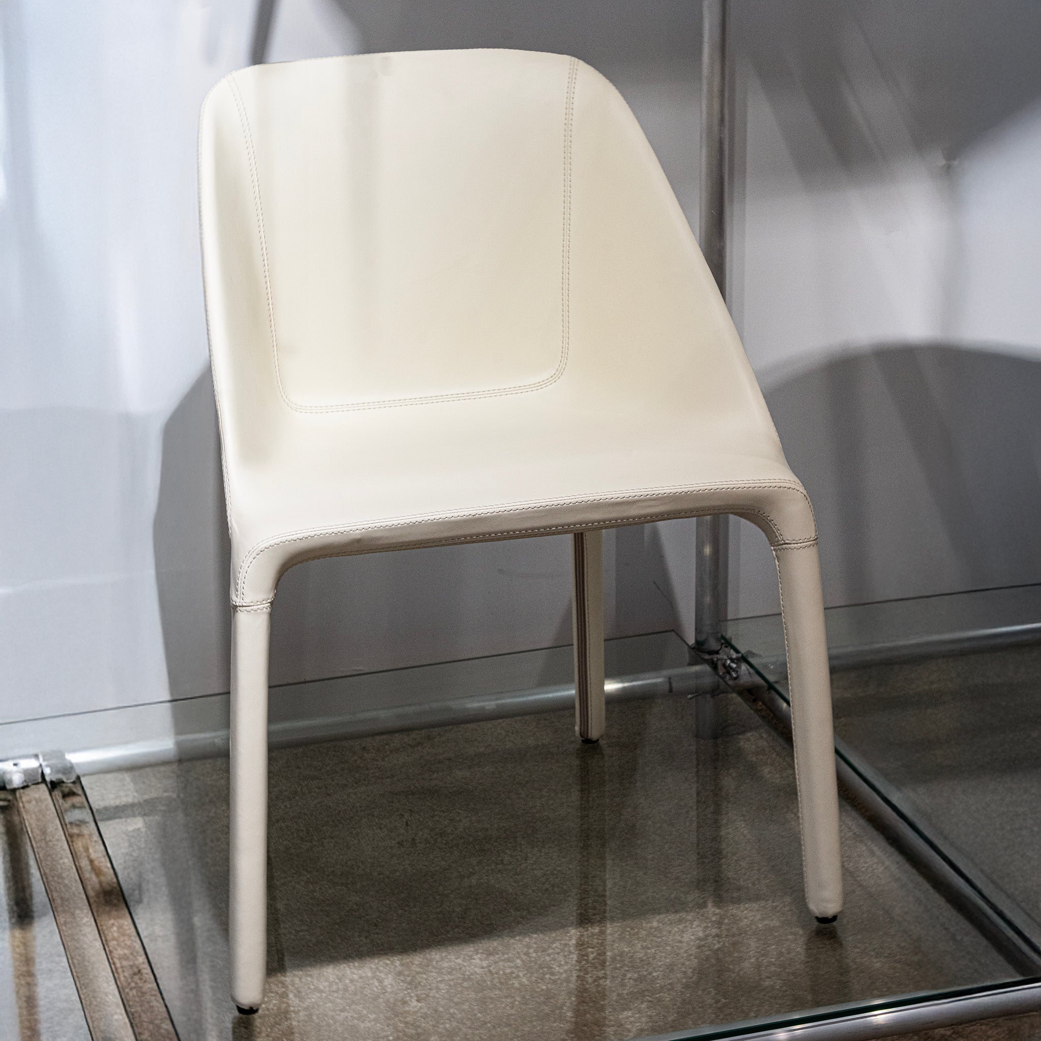 Seamless Leather Dining Chair