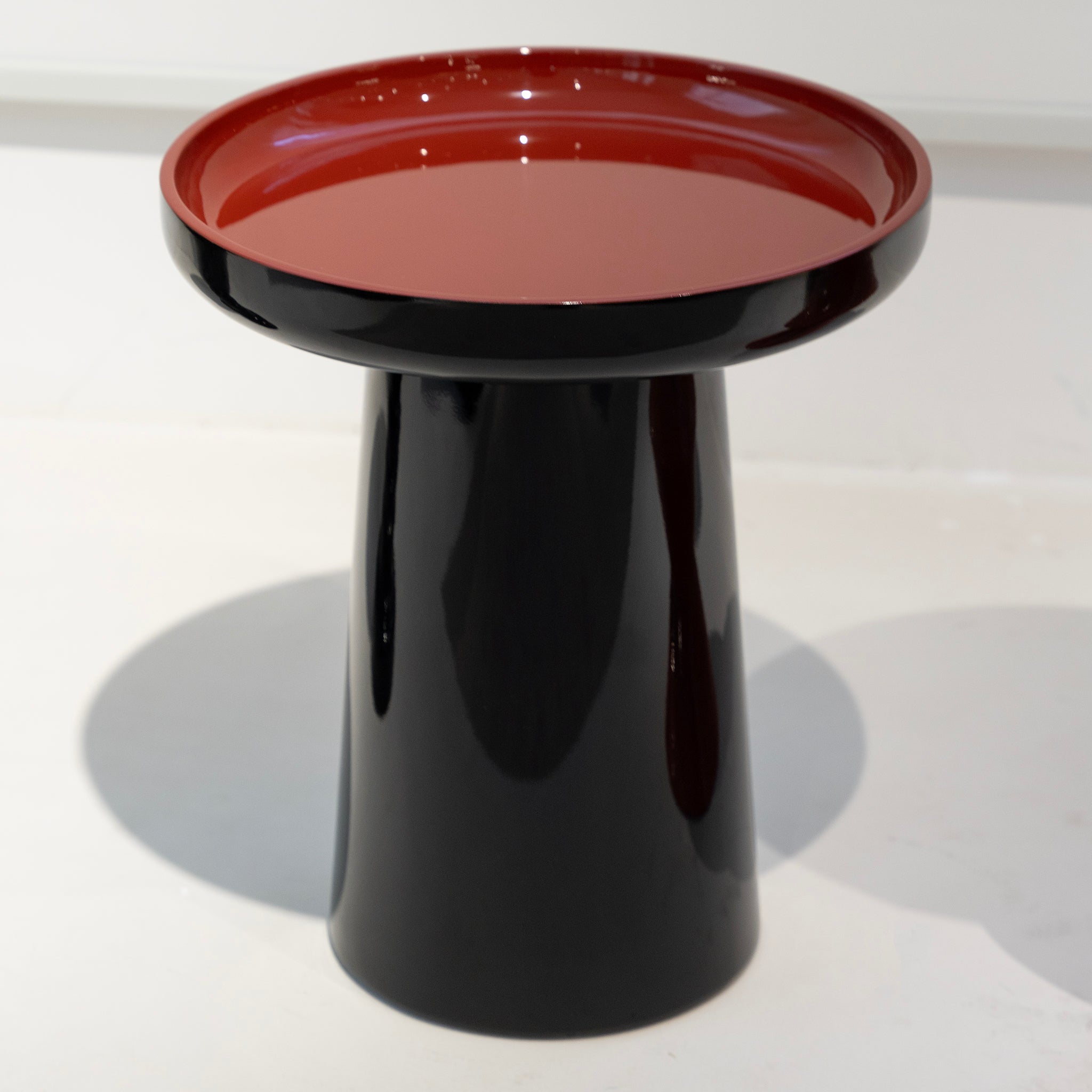 Lacquer Disc Accent Table