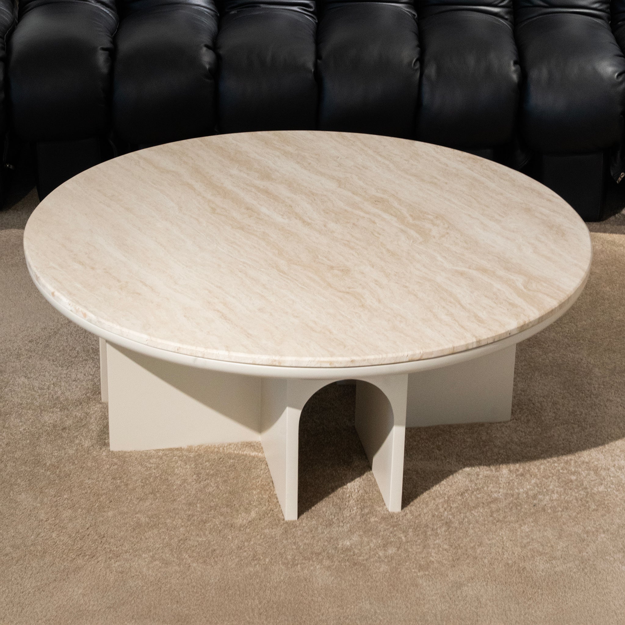 Travertine Arch Coffee Table