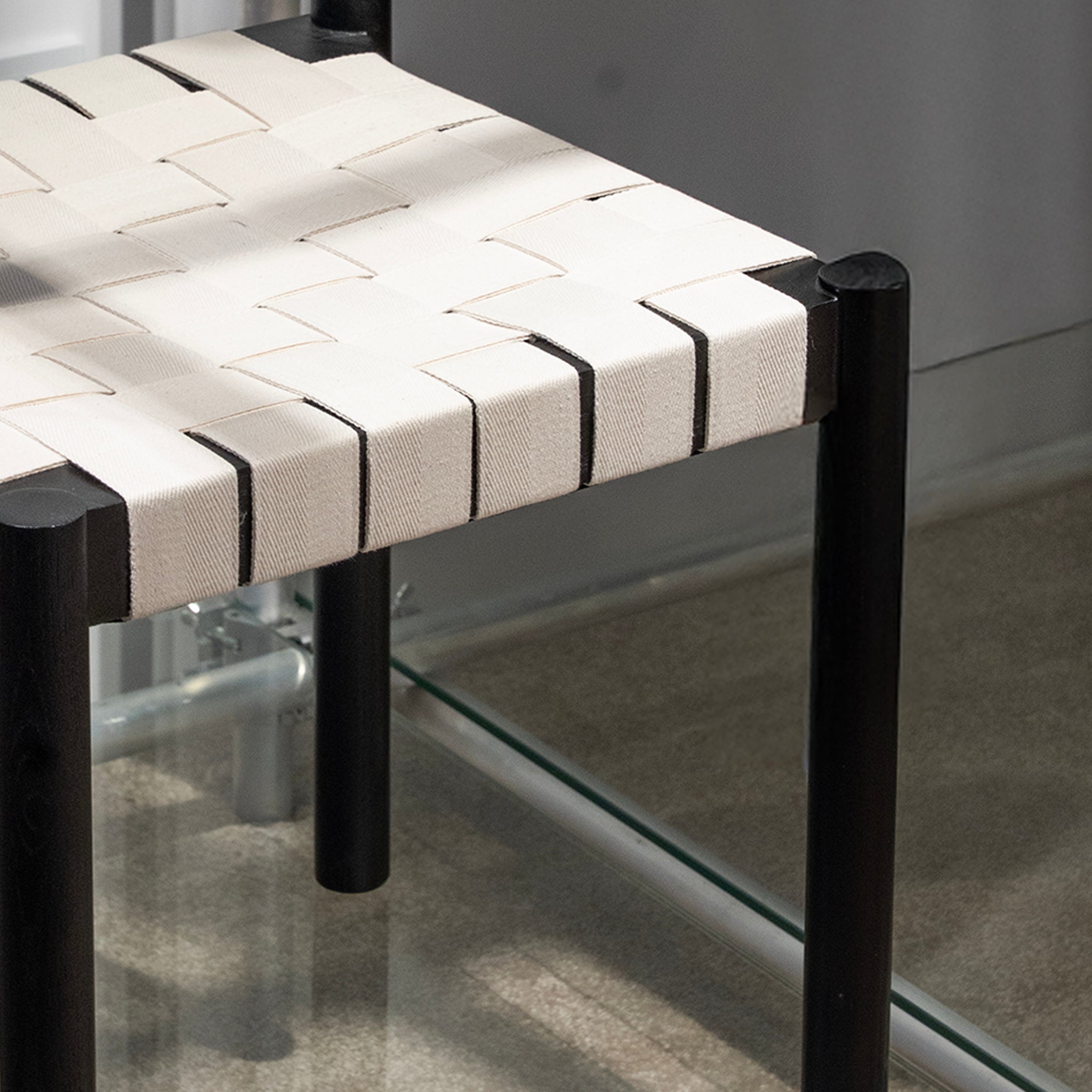 Woven Strap Dining Chair