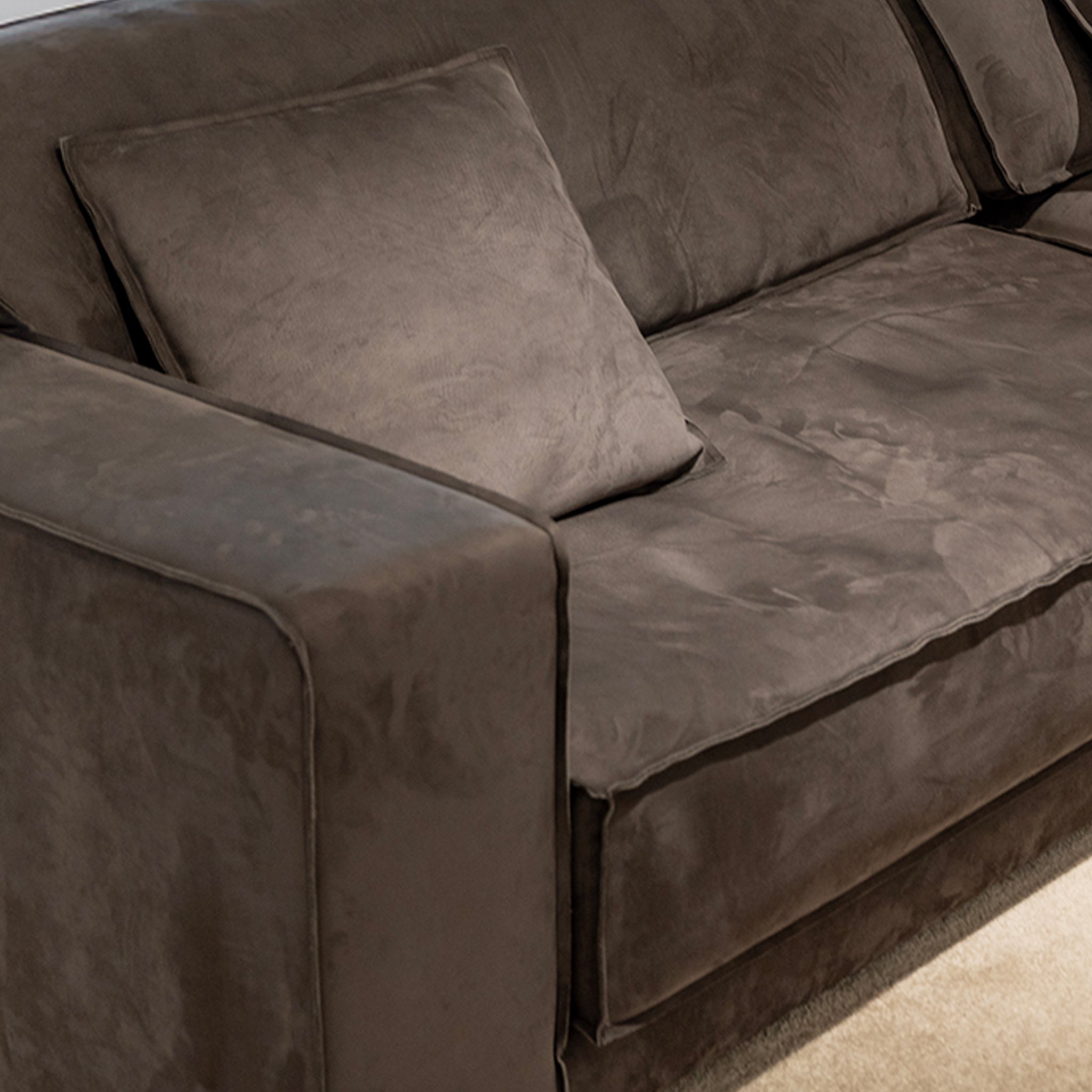 Earthy Contour Sectional