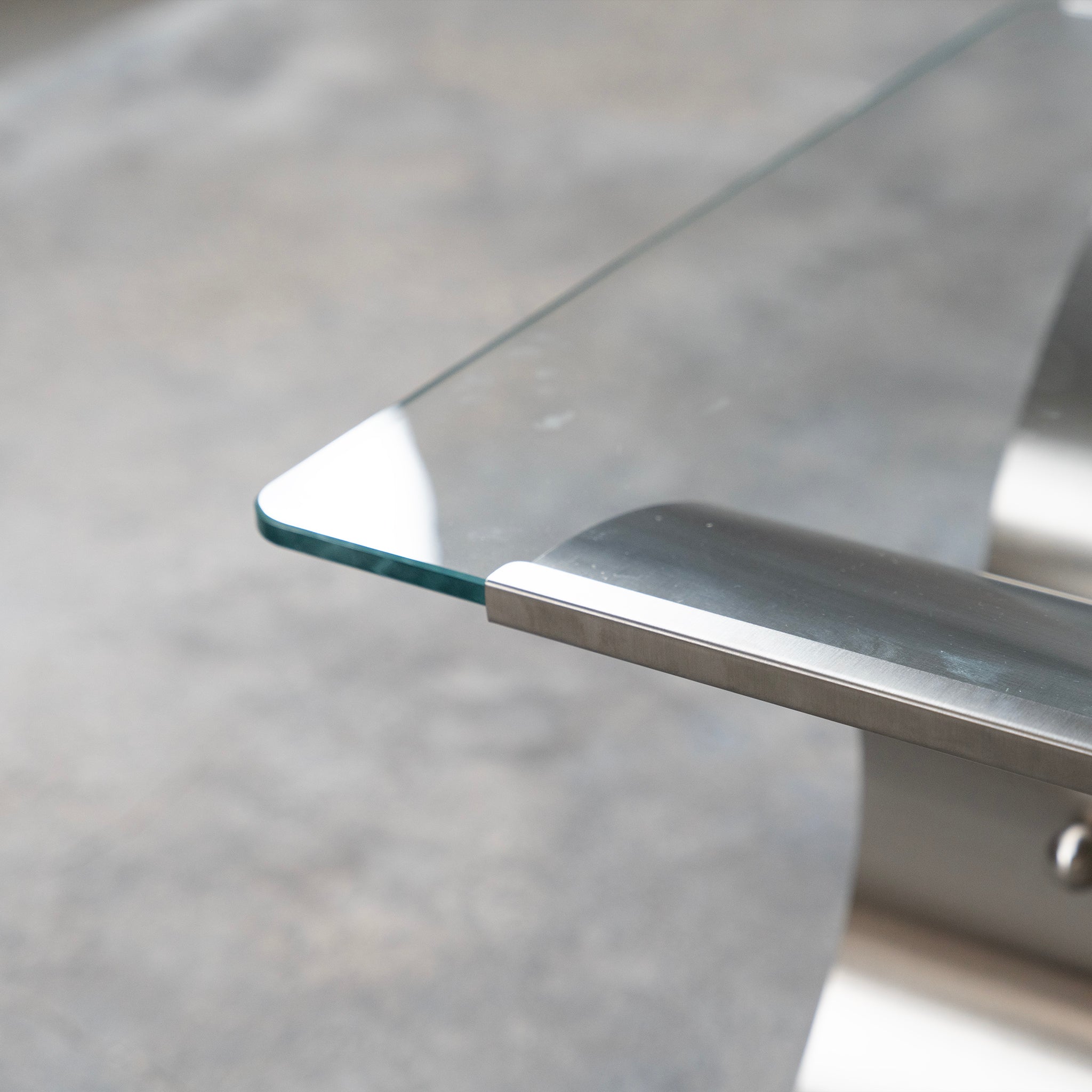Sculpted Steel Side Table