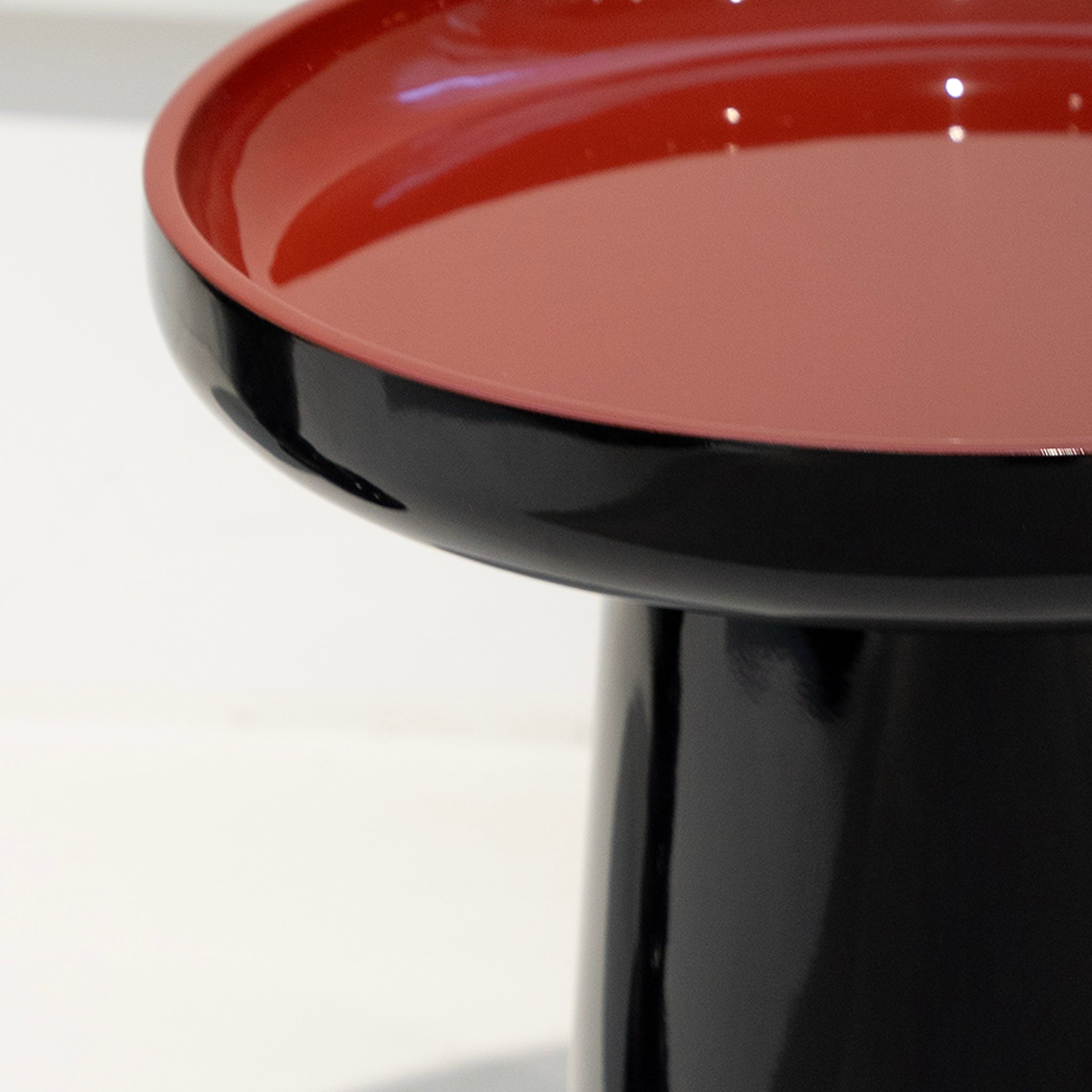 Lacquer Disc Accent Table