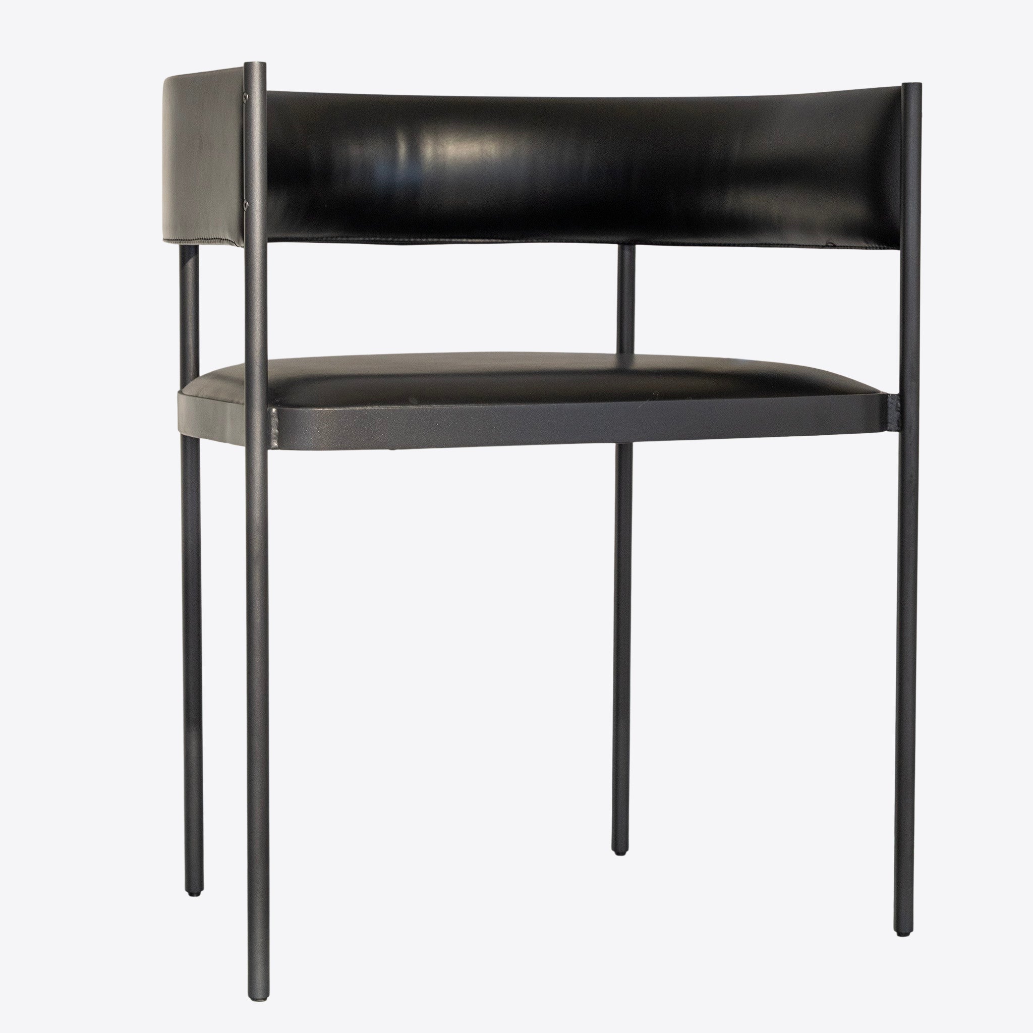 Industrial Frame Leather Chair