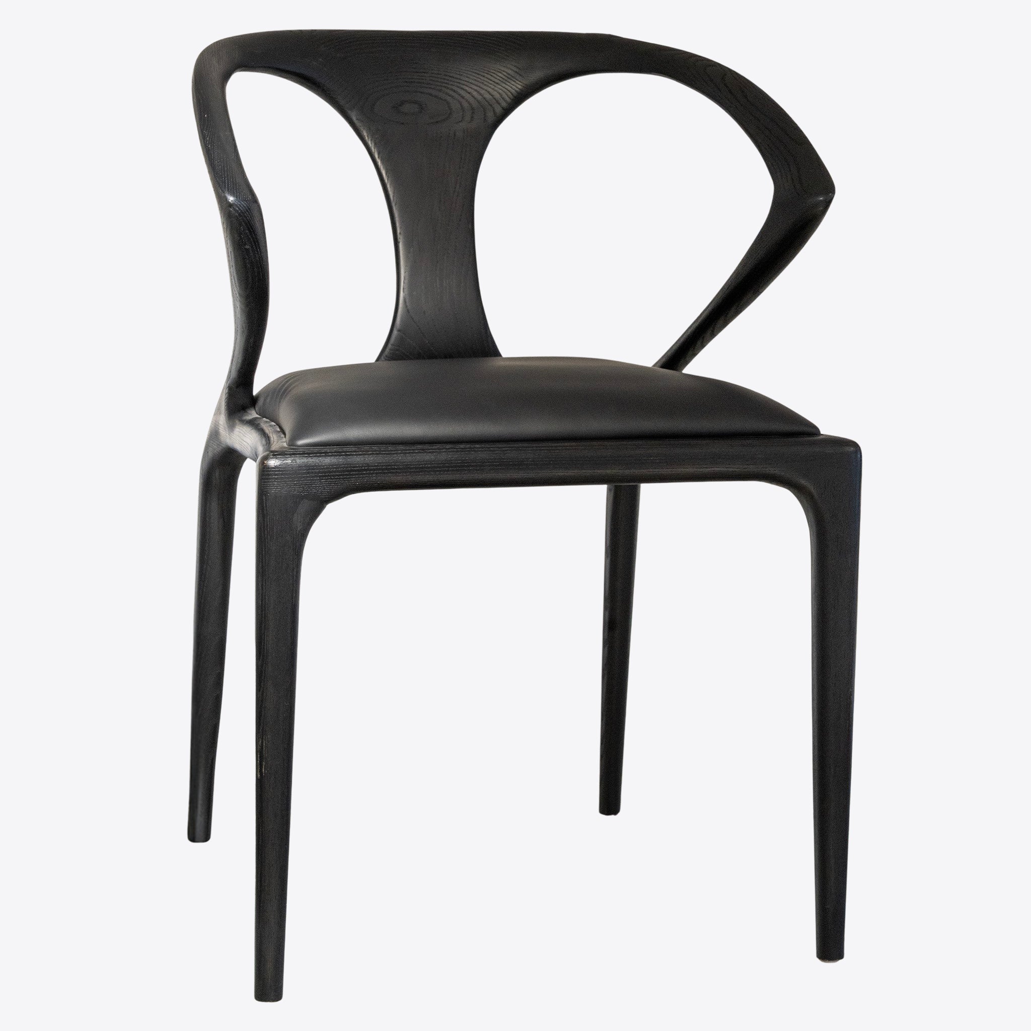 Sculpted Wood Dining Chair