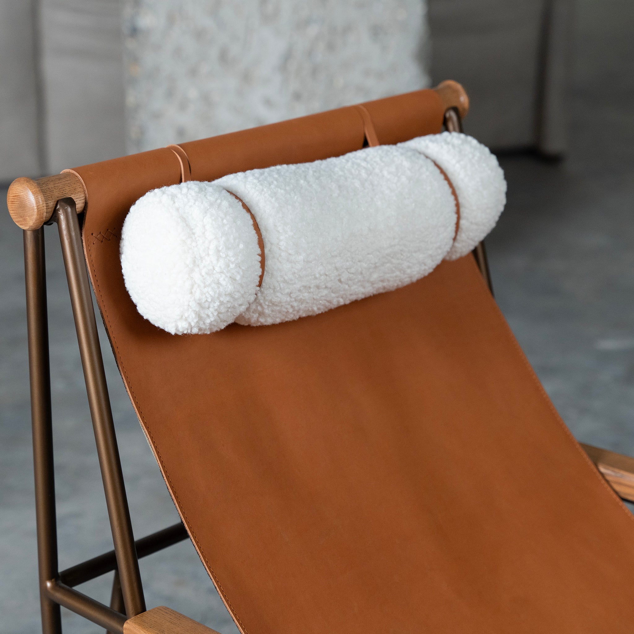 Sierra Leather Sling Lounger