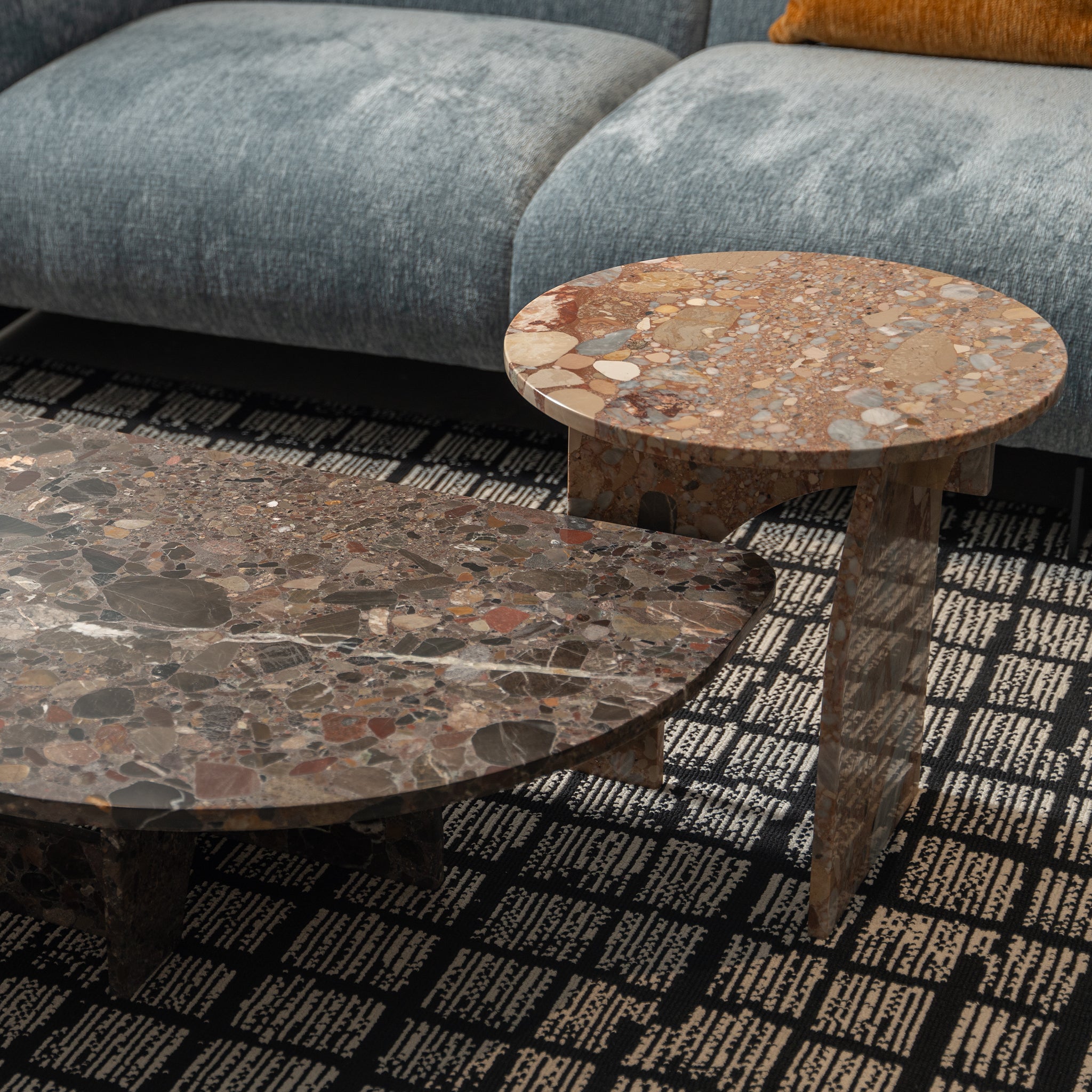 Terrazzo Coffee Table Set