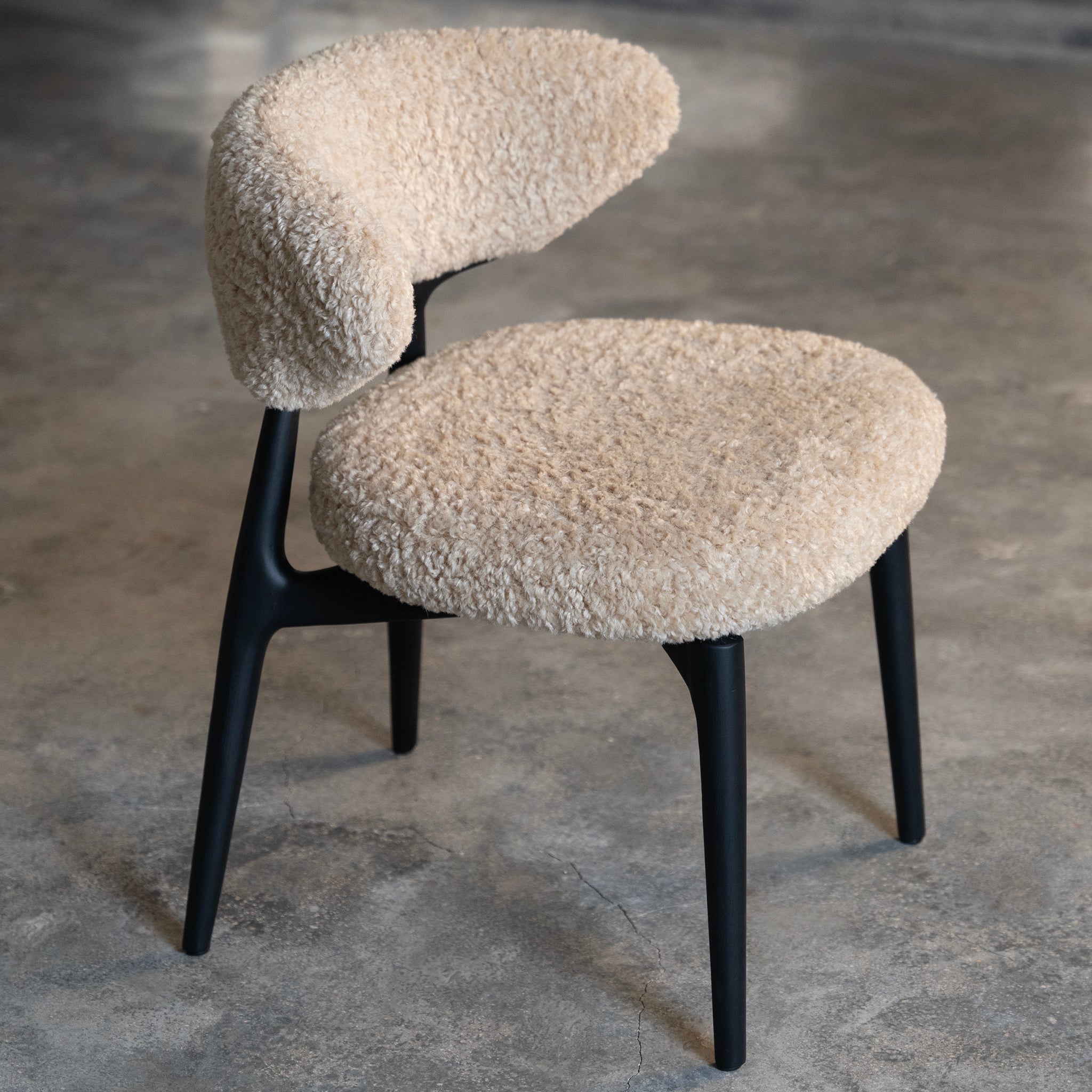 Bouclé Dining Chair