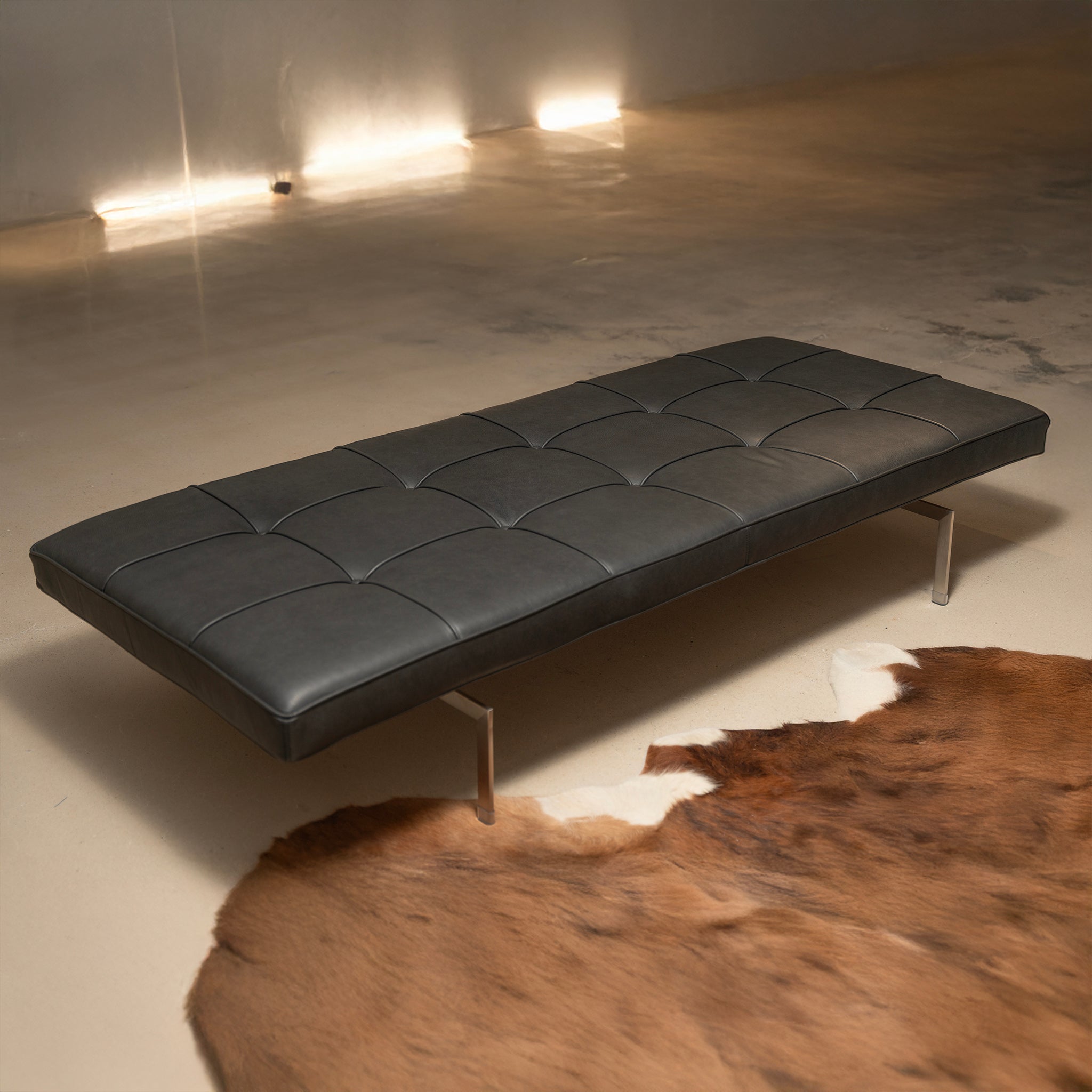 Lucent Tufted Bench