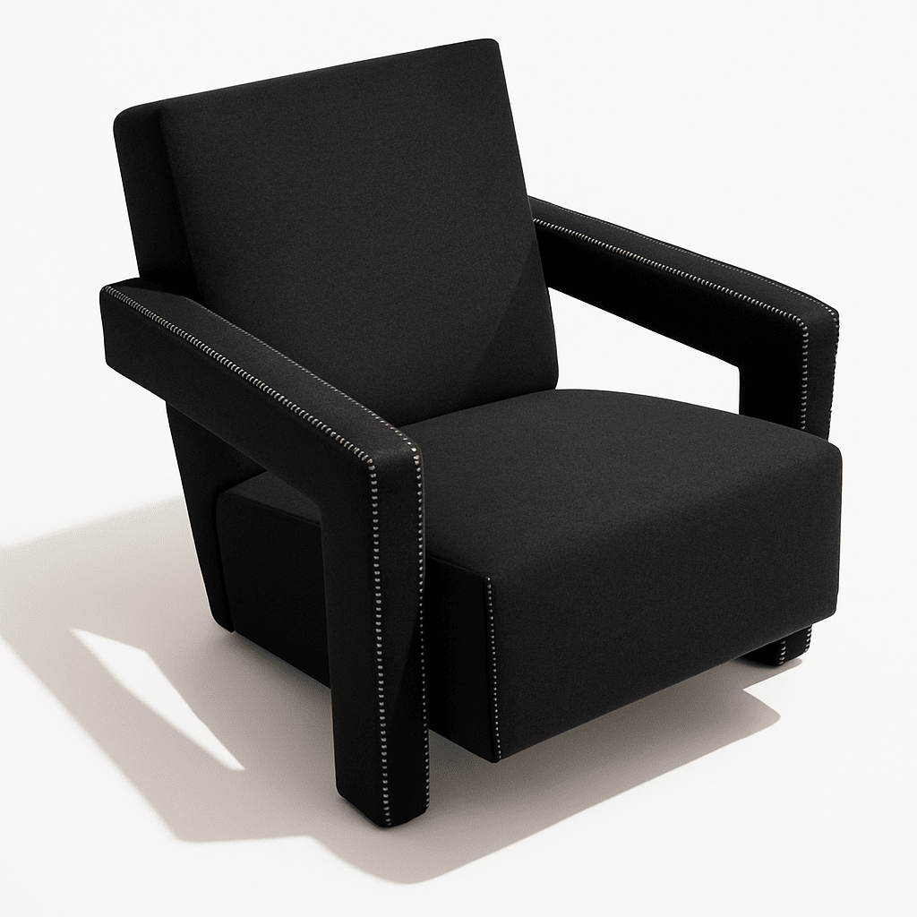 Architectural Form Lounge Chair - FURNIBLE.