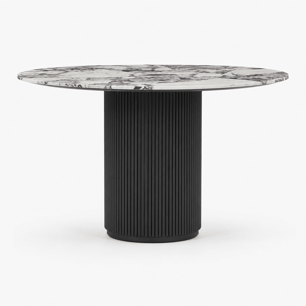 Aurora Pedestal Dining Table - FURNIBLE.