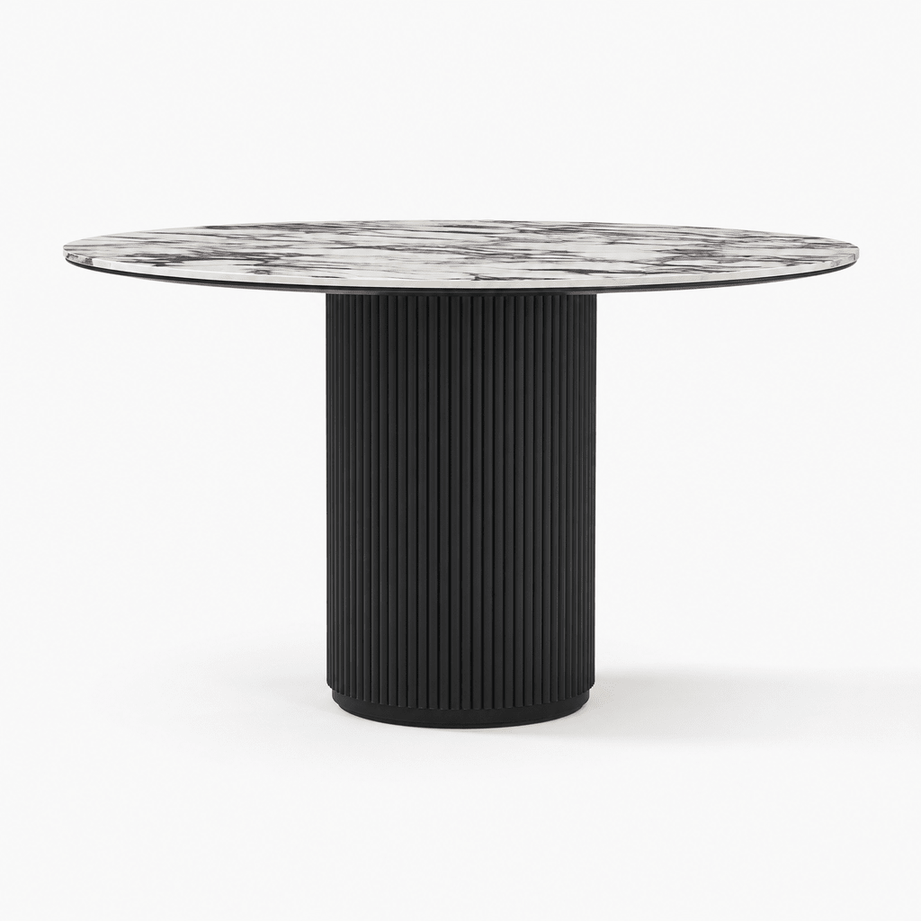 Aurora Pedestal Dining Table - FURNIBLE.