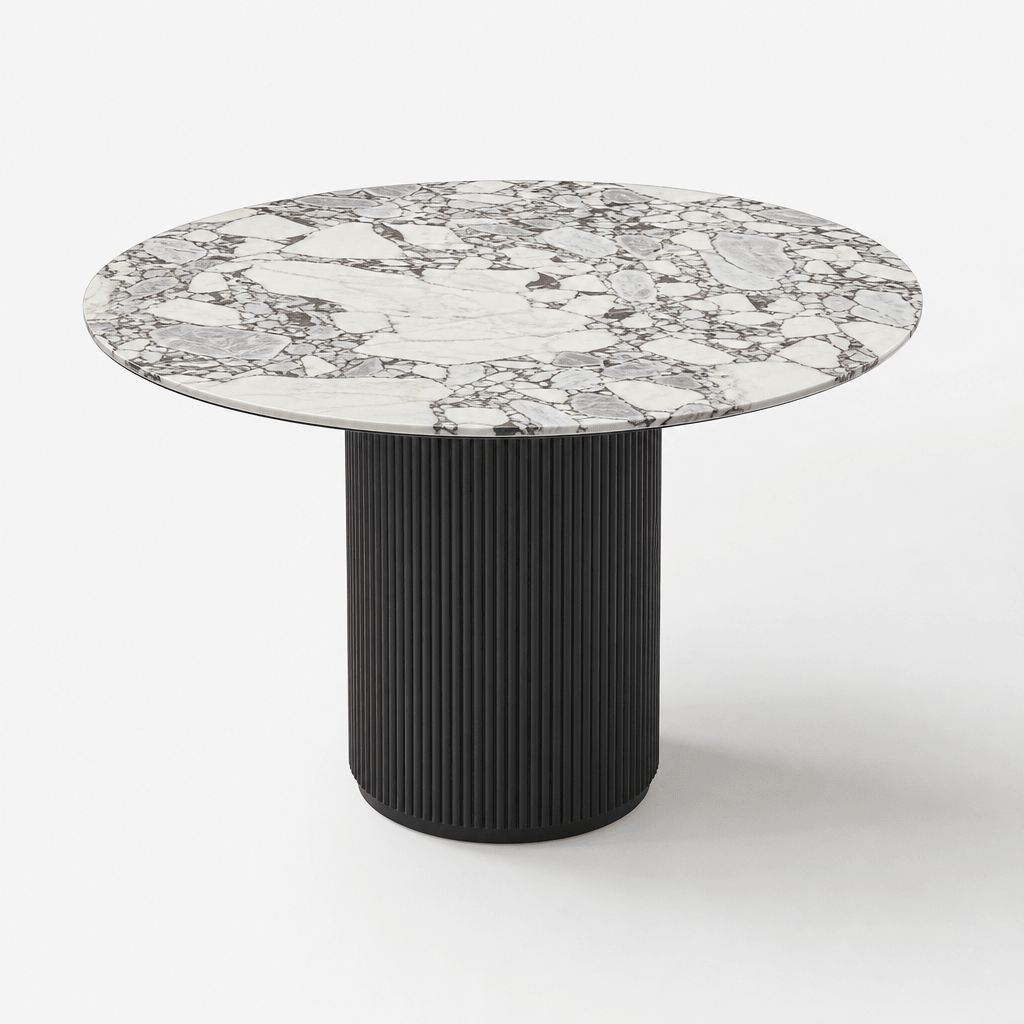 Aurora Pedestal Dining Table - FURNIBLE.