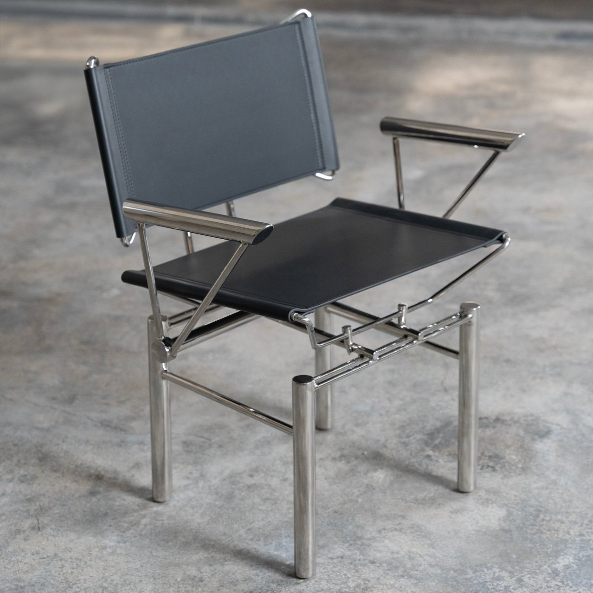 Axiom Industrial Steel Chair - FURNIBLE.