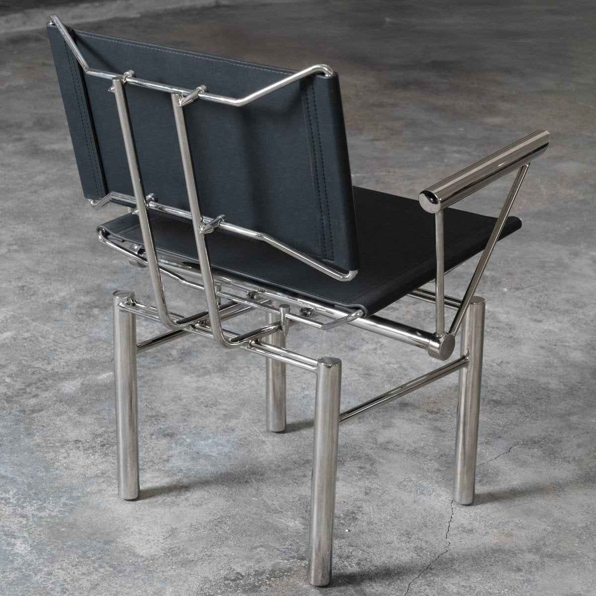 Axiom Industrial Steel Chair - FURNIBLE.