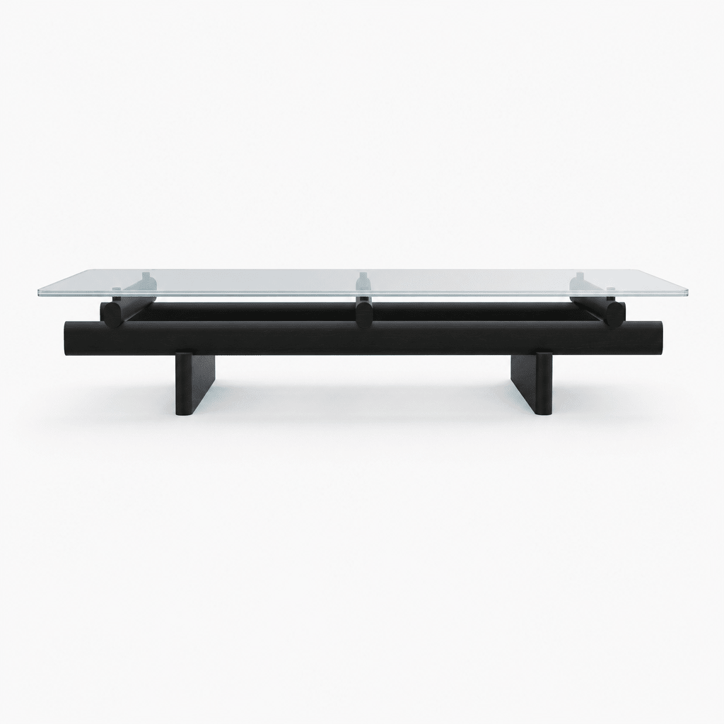 Axis Glass Coffee Table - FURNIBLE.
