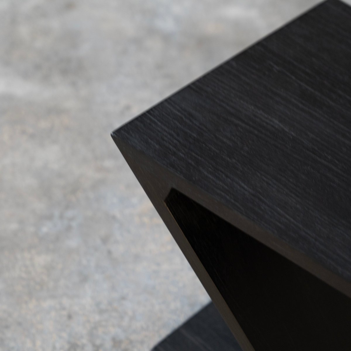 Black Geometric Accent Chair - FURNIBLE.