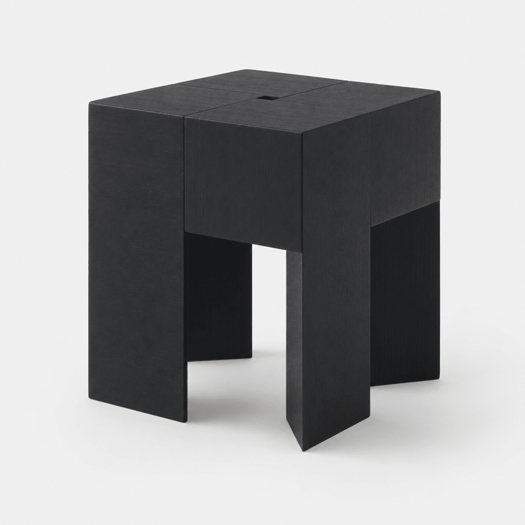 Block Pine Side Table - FURNIBLE.