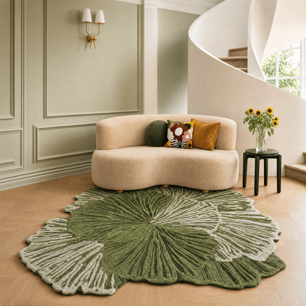 Bloom Tufted Rug - FURNIBLE.
