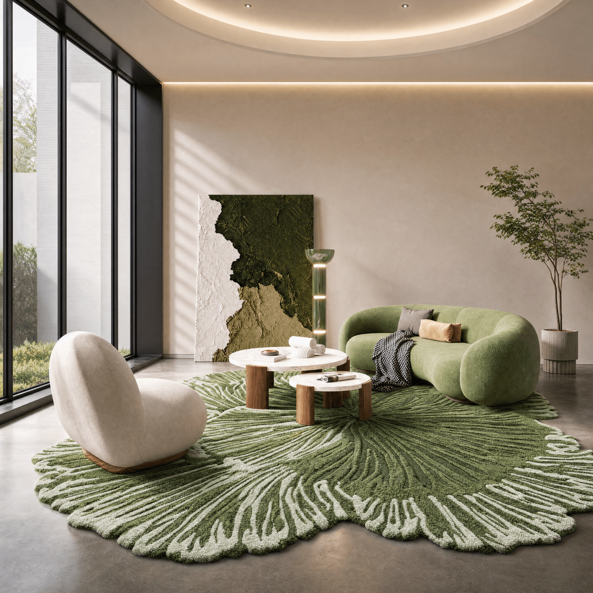 Bloom Tufted Rug - FURNIBLE.