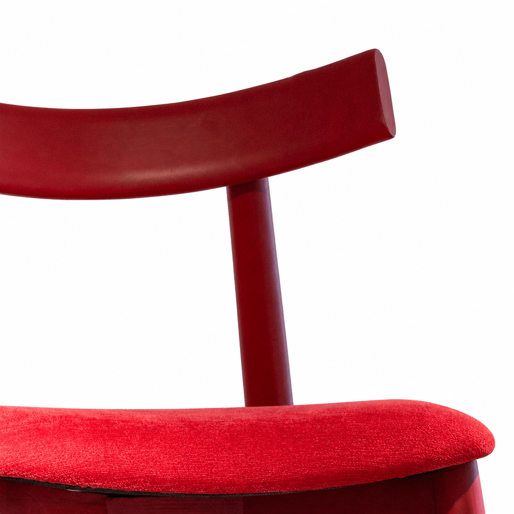 Bold Red Accent Chair - FURNIBLE.