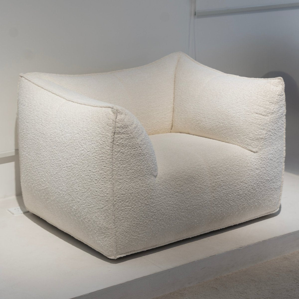 Bouclé Embrace Armchair - FURNIBLE.