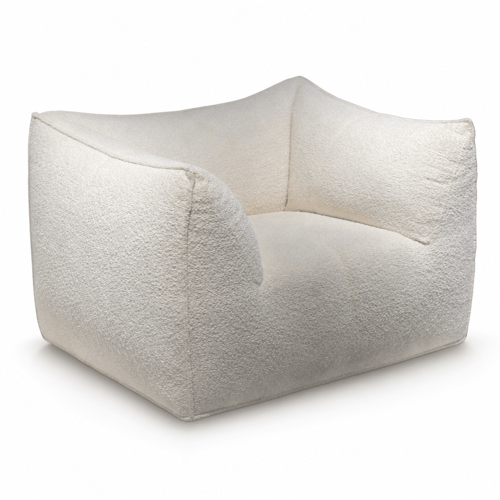 Bouclé Embrace Armchair - FURNIBLE.