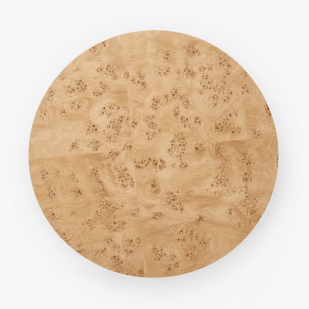 Burl Drum Coffee Table - FURNIBLE.
