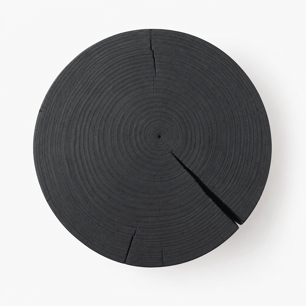 Charred Pine Side Table - FURNIBLE.