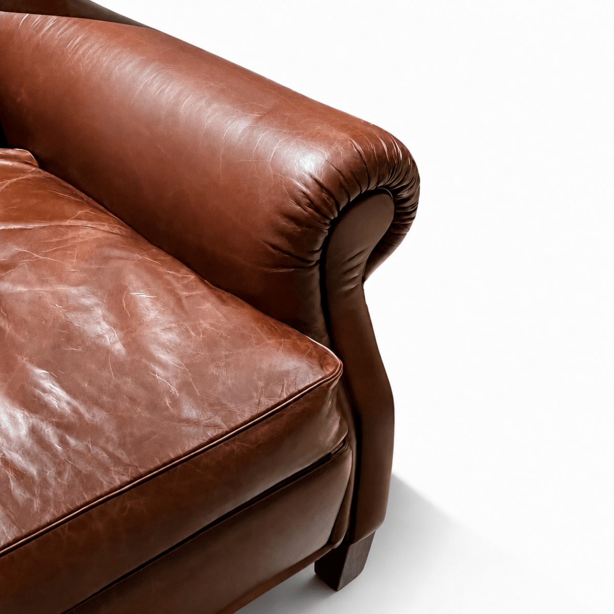 Chesterfield Leather Armchair - FURNIBLE.