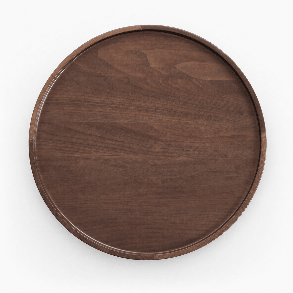 Cone Walnut Side Table - FURNIBLE.