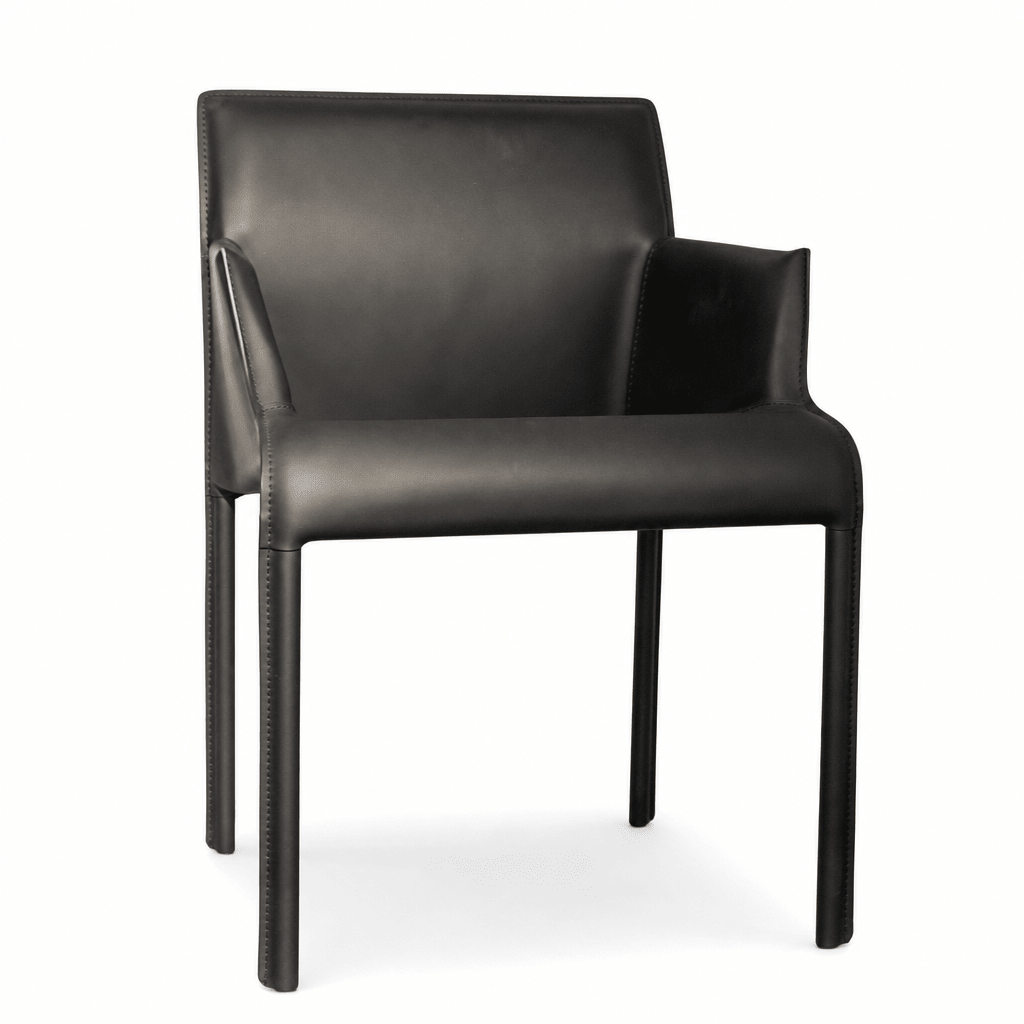 Contour Leather Dining Chair - FURNIBLE.
