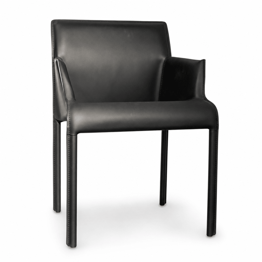 Contour Leather Dining Chair - FURNIBLE.