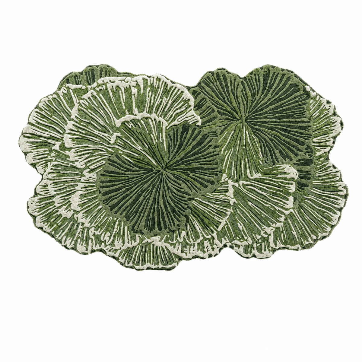 Coral Bloom Tufted Rug - FURNIBLE.