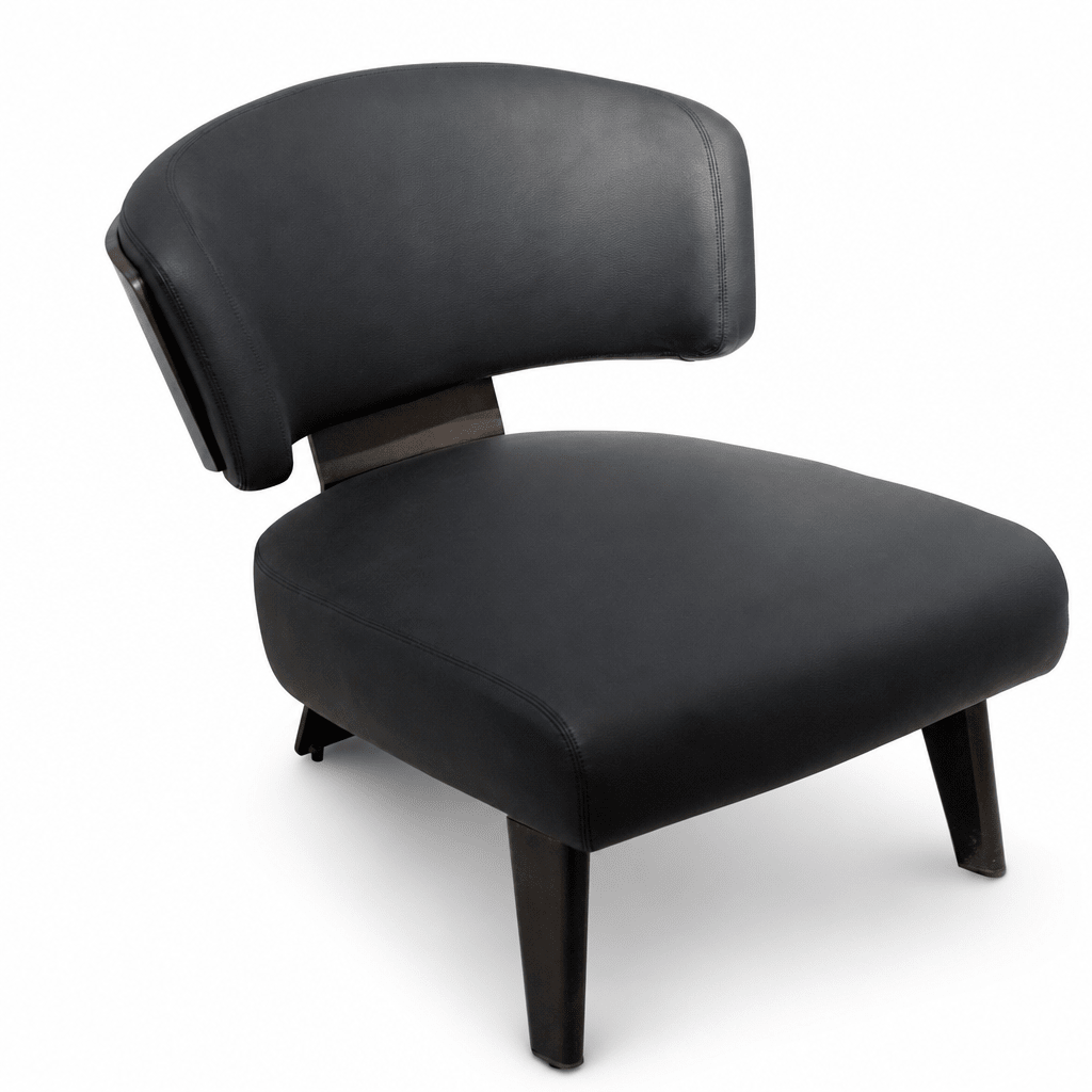 Crescent Leather Chair - FURNIBLE.