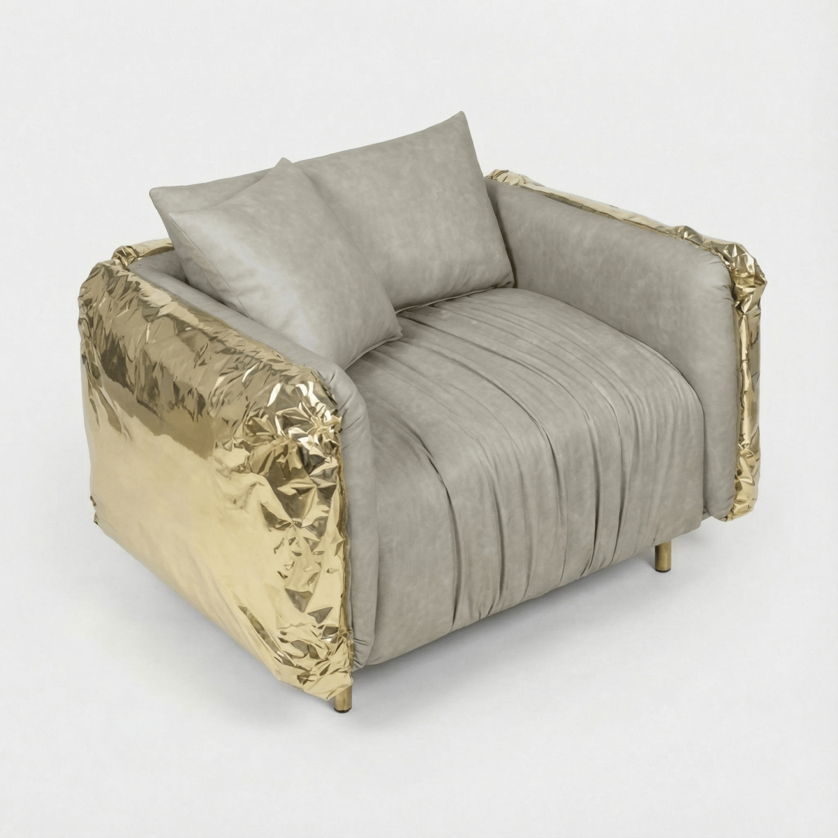 Crystal Gold Armchair - FURNIBLE.