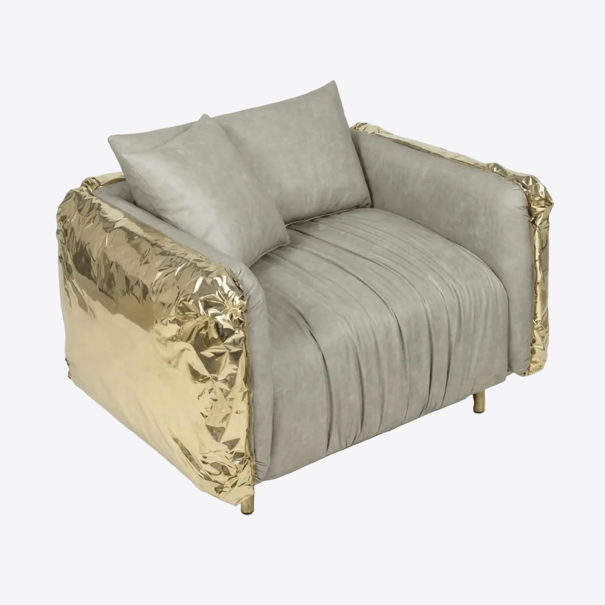 Crystal Gold Armchair - FURNIBLE.