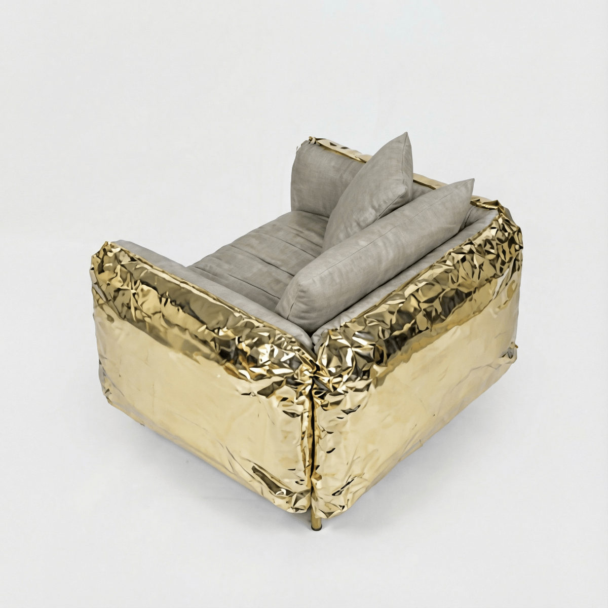 Crystal Gold Armchair - FURNIBLE.