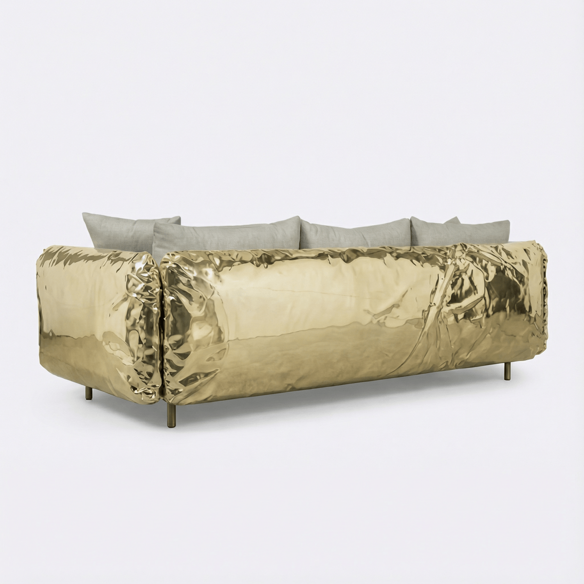 Crystal Gold Sofa - FURNIBLE.
