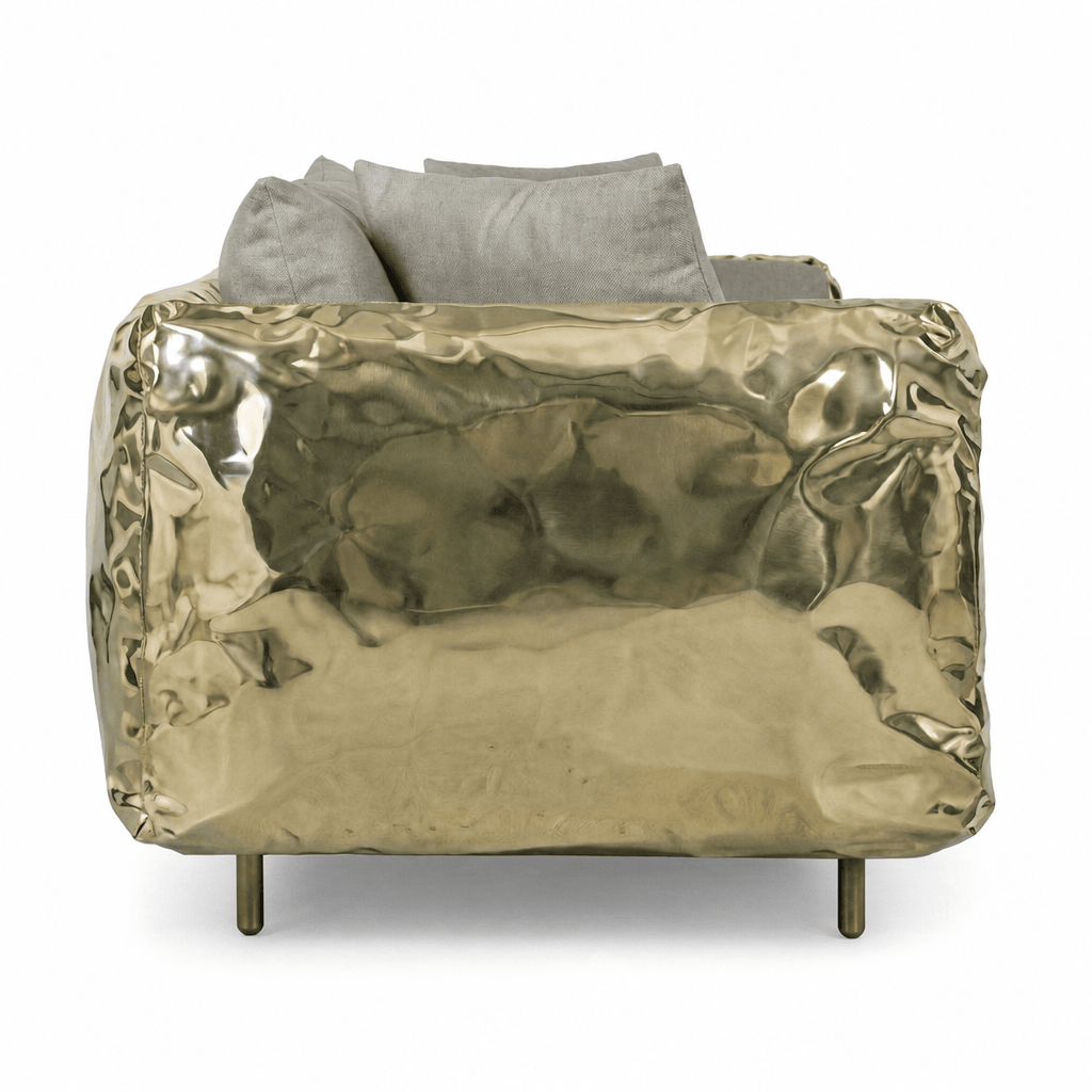 Crystal Gold Sofa - FURNIBLE.