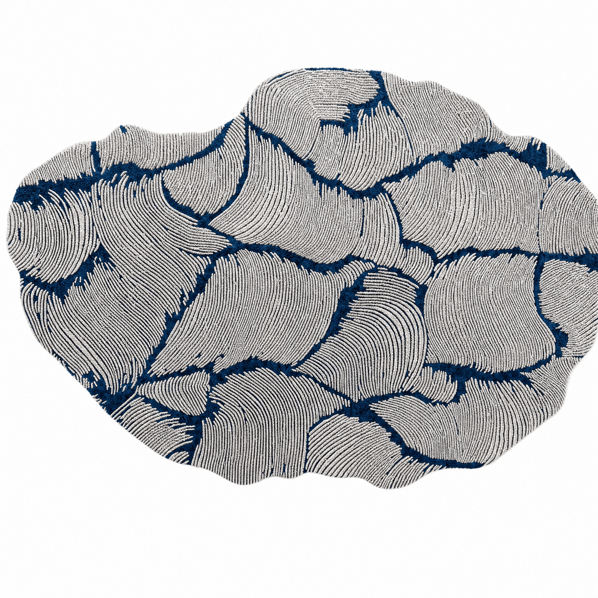 Fan Leaf Tufted Rug - FURNIBLE.