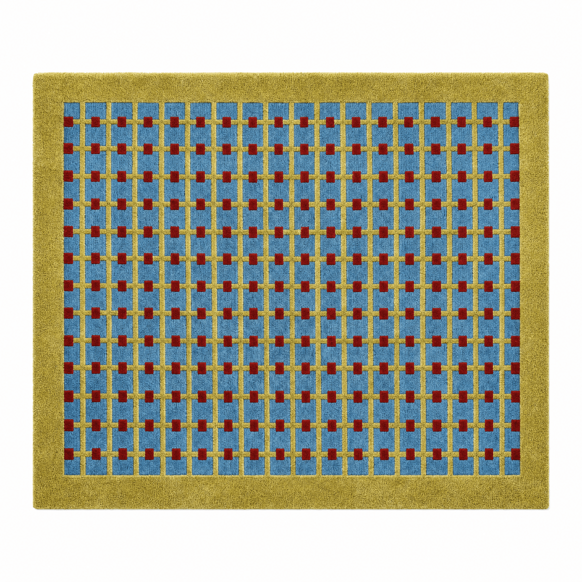 Grid Dot Tufted Rug - FURNIBLE.