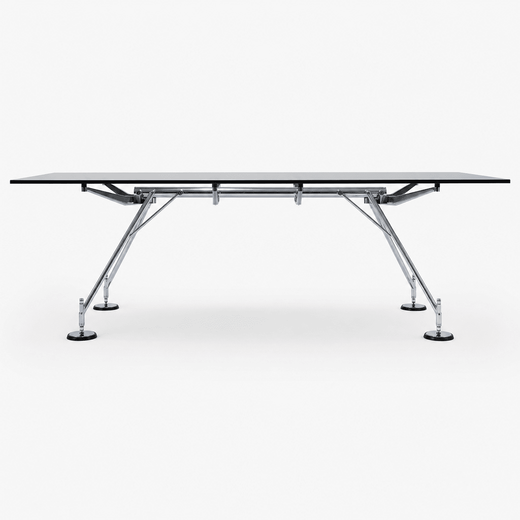 Helix Glass Dining Table - FURNIBLE.