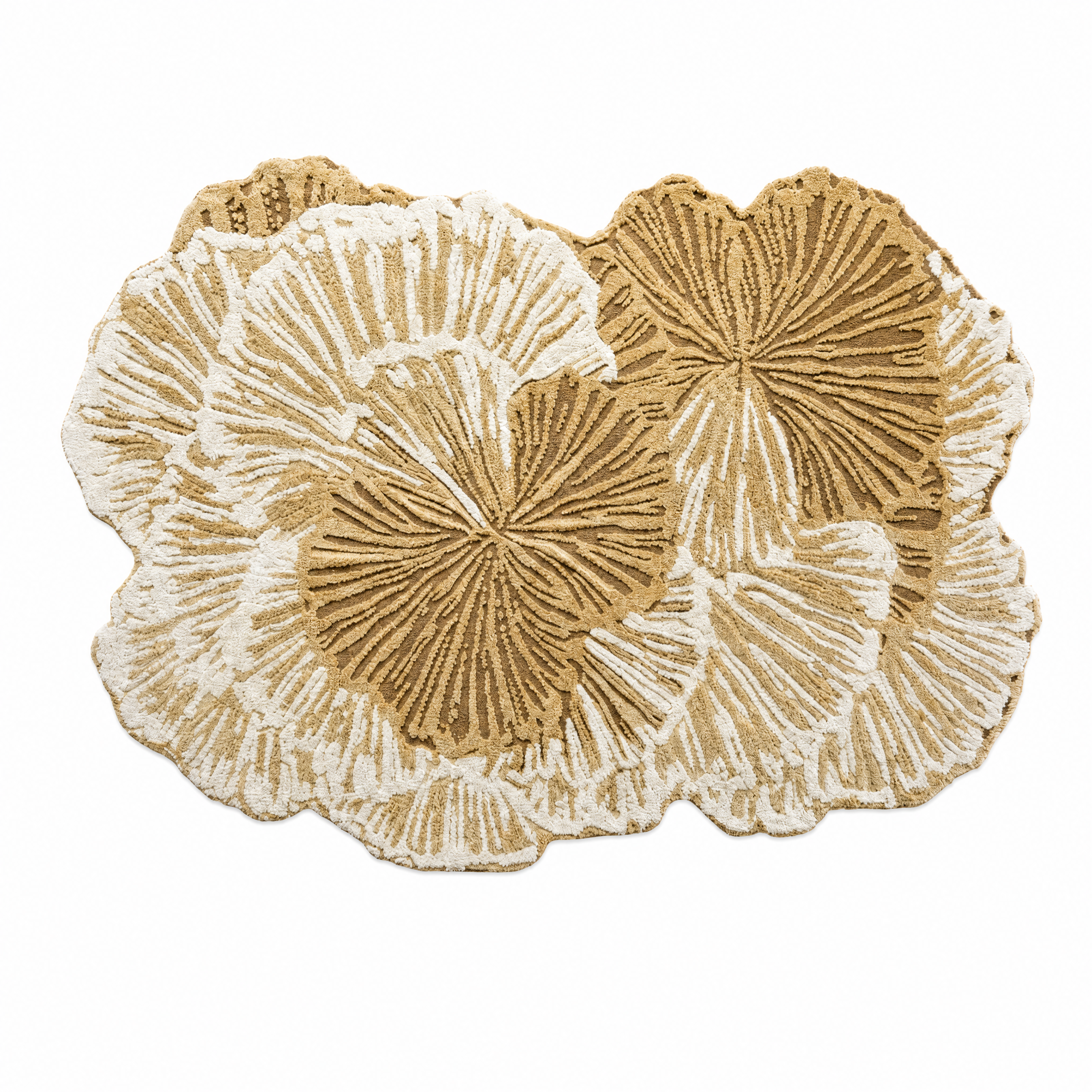 Coral Bloom Tufted Rug