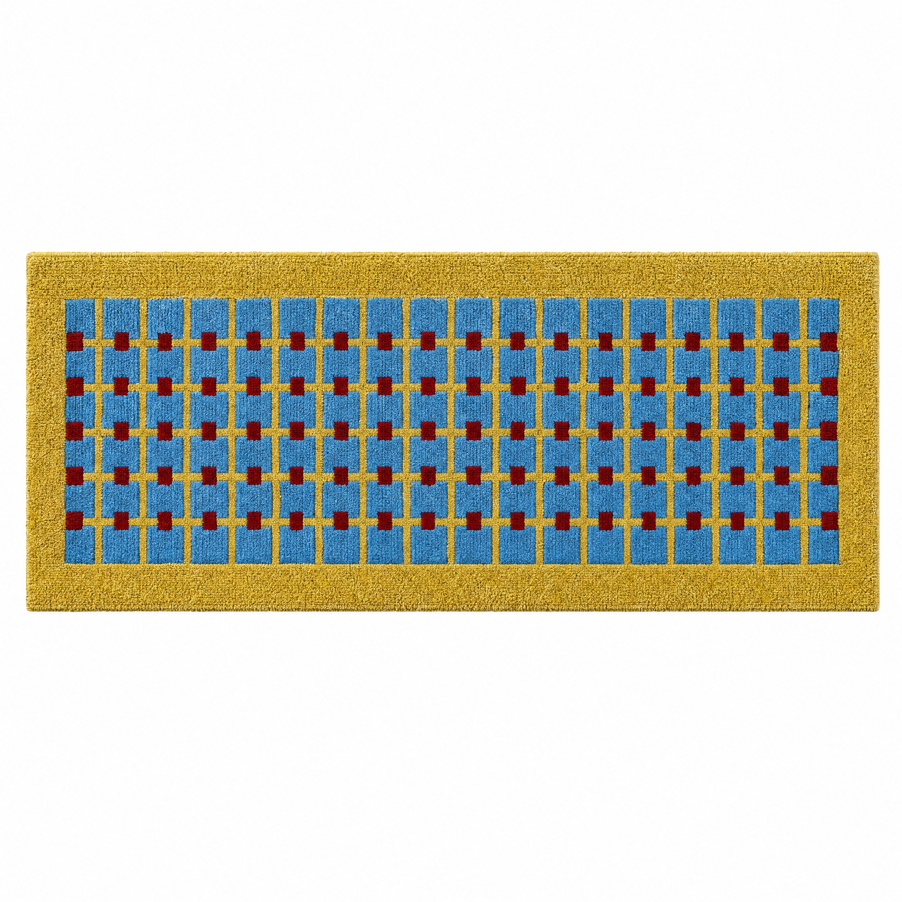 Grid Dot Runner Rug