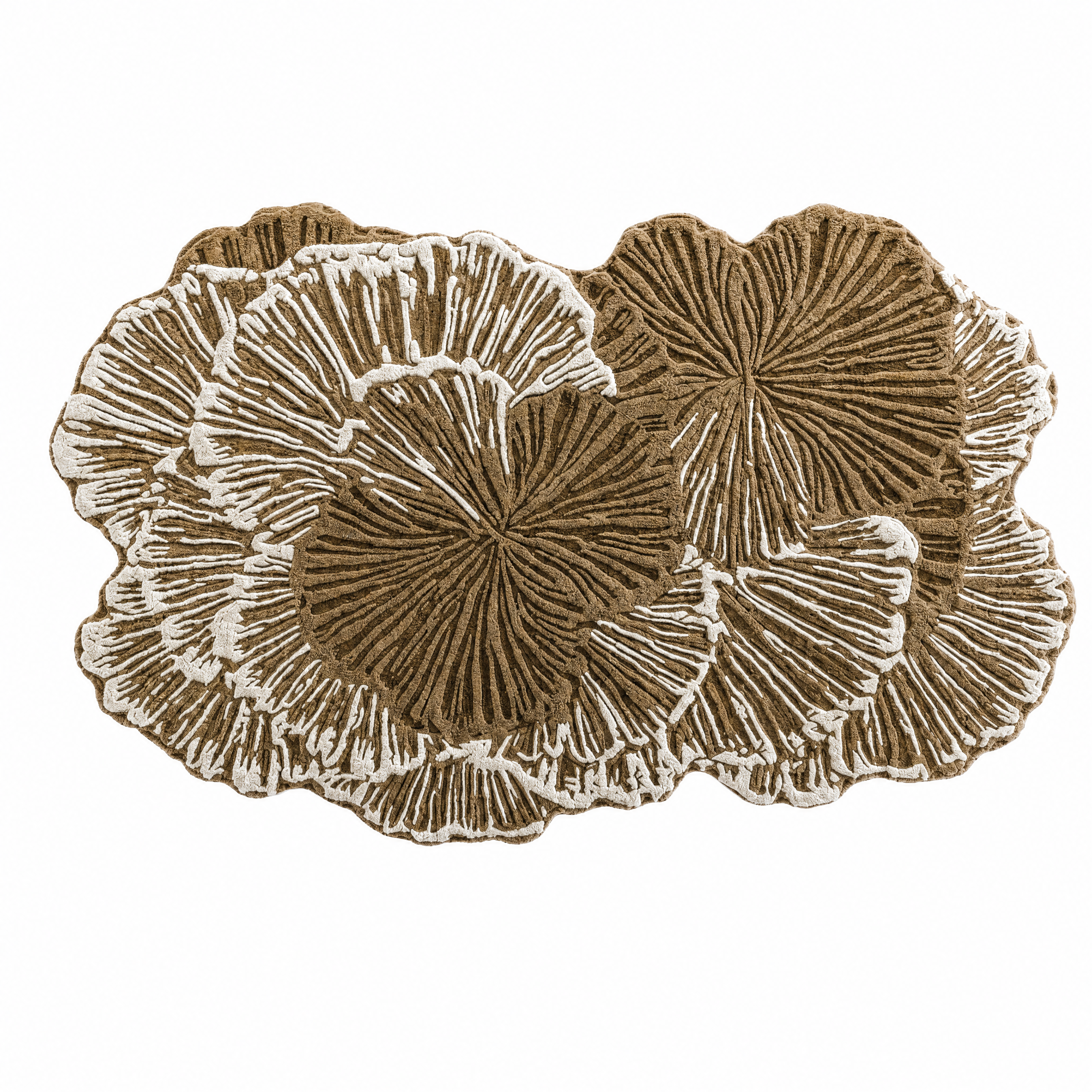 Coral Bloom Tufted Rug