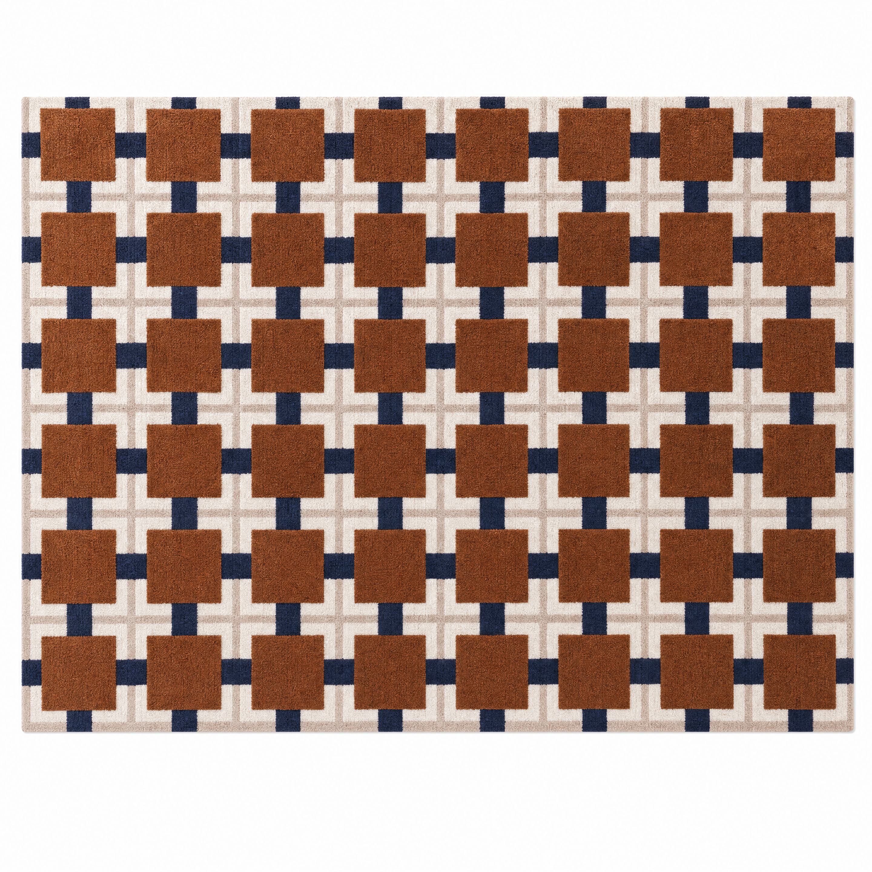 Geometric Grid Rug