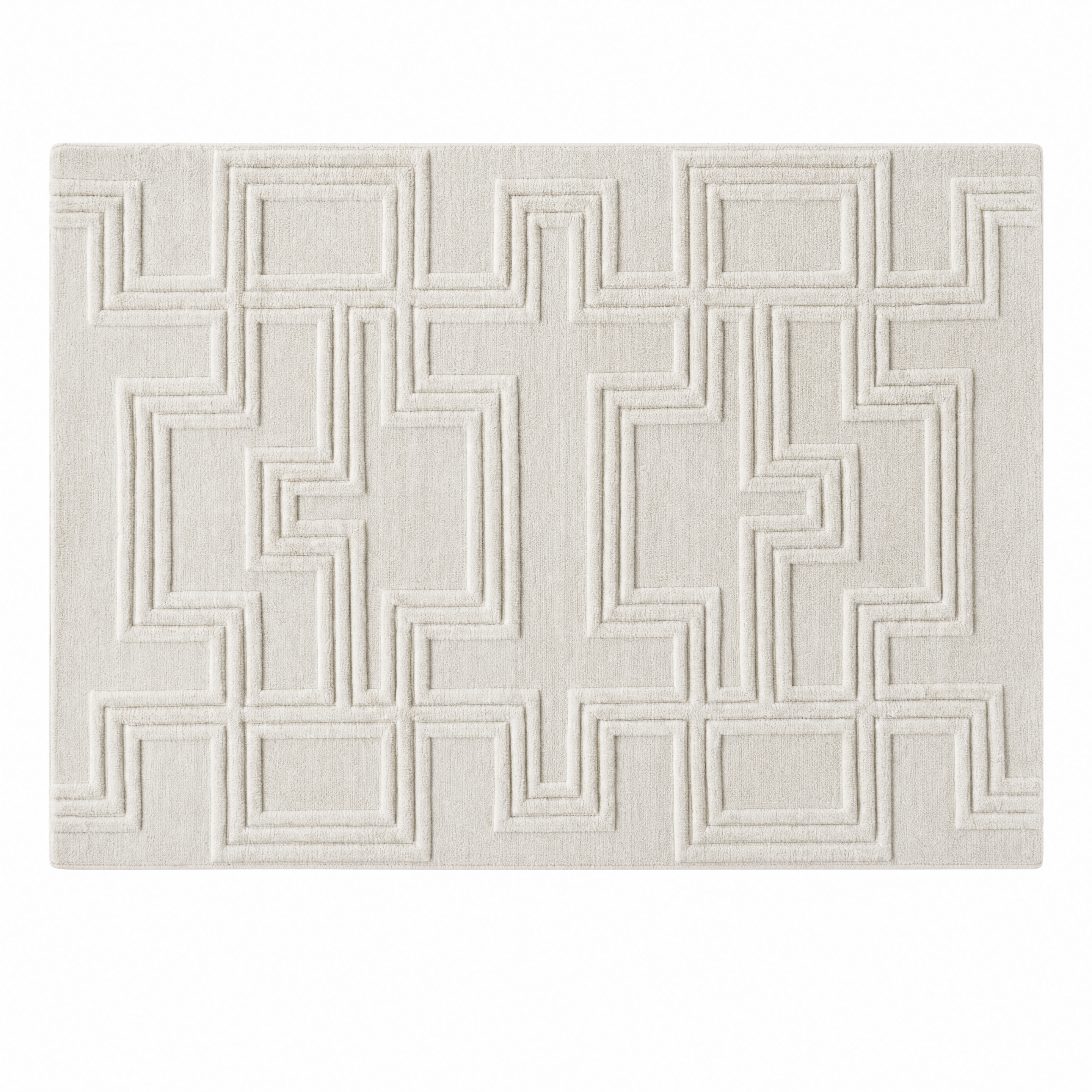 Art Deco Maze Tufted Rug