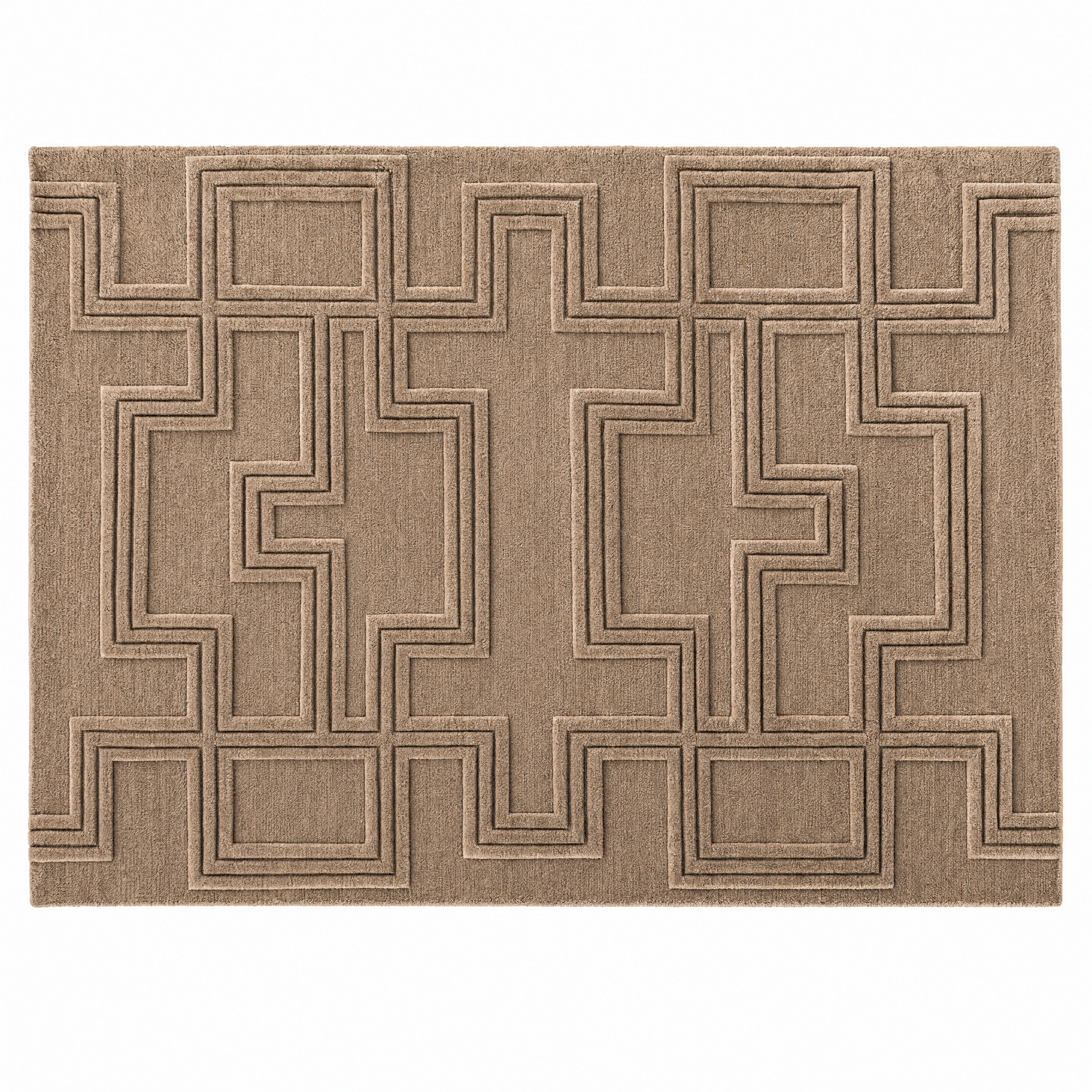 Art Deco Maze Tufted Rug