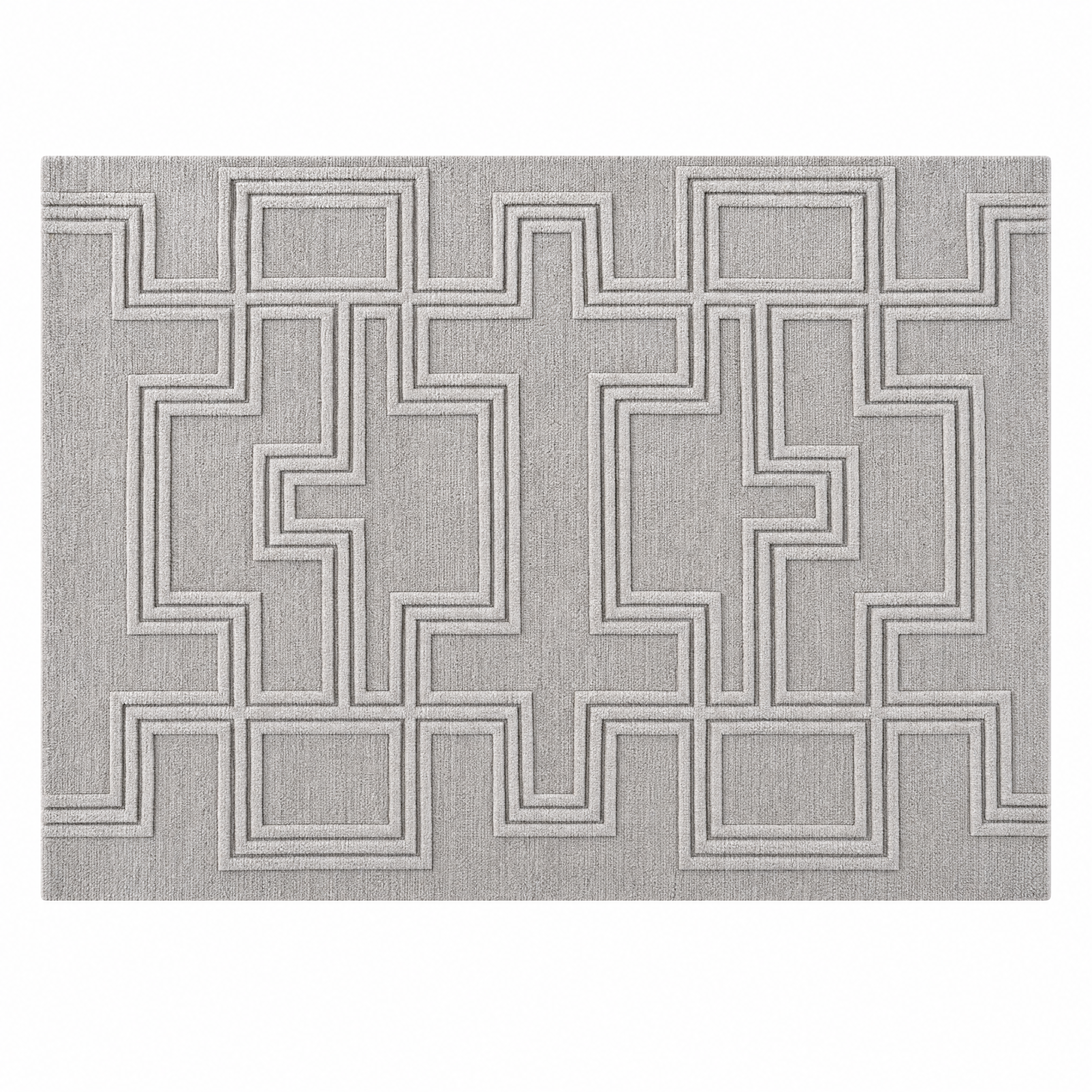 Art Deco Maze Tufted Rug